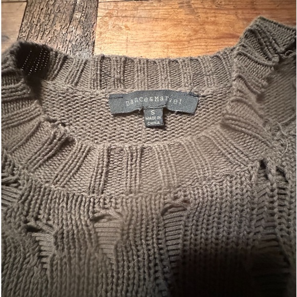distressed army sweater - Picture 9 of 9